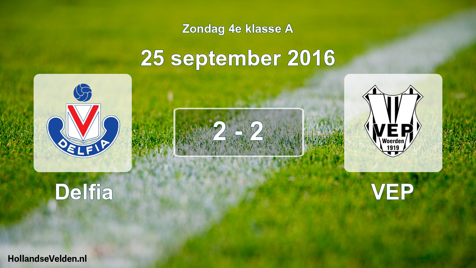 Total number of matches played: Delfia - VEP 2 - 2 (25 September 2016)