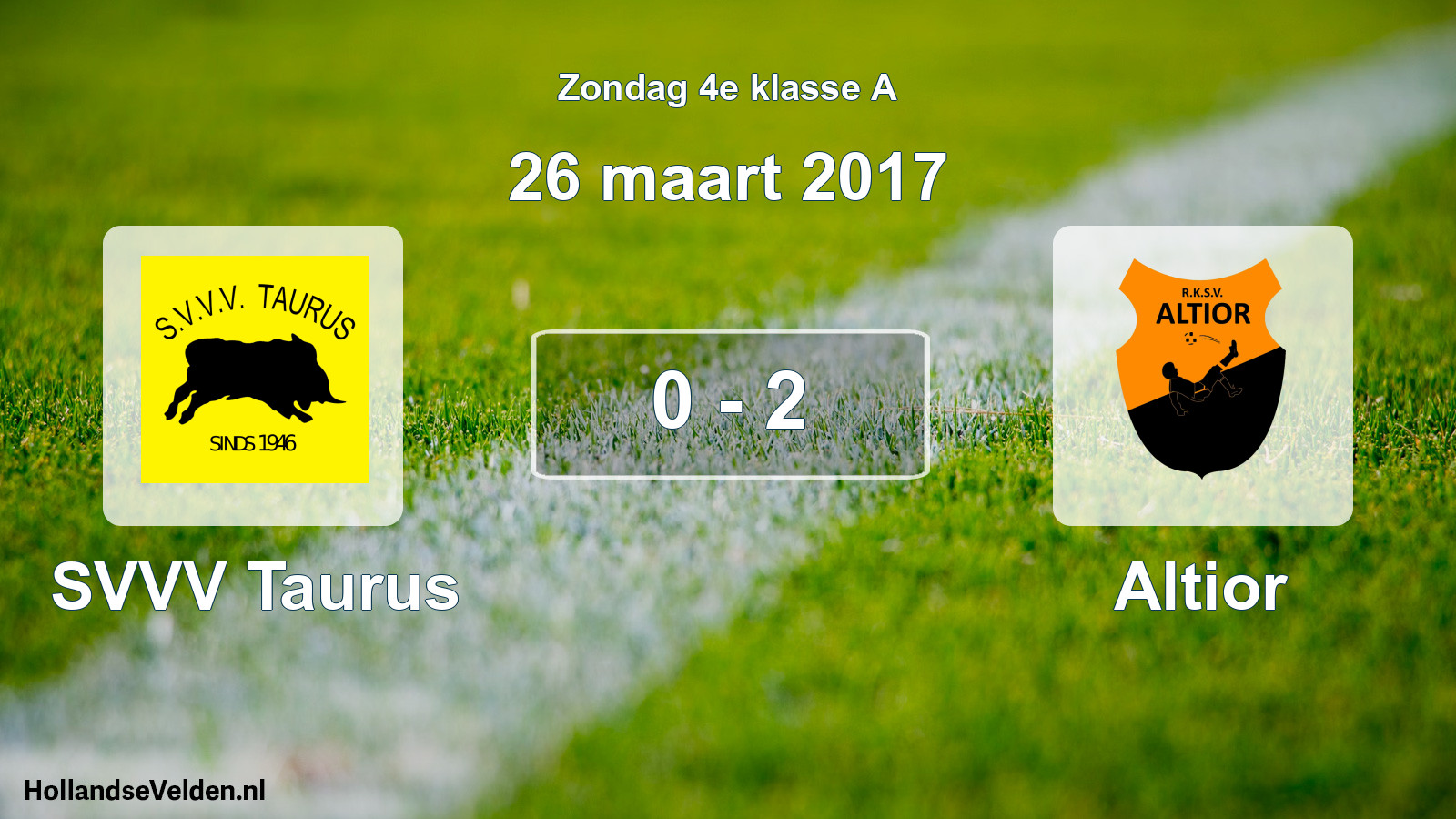 Total number of matches played: SVVV Taurus - Altior 0 - 2 (26 March 2017)