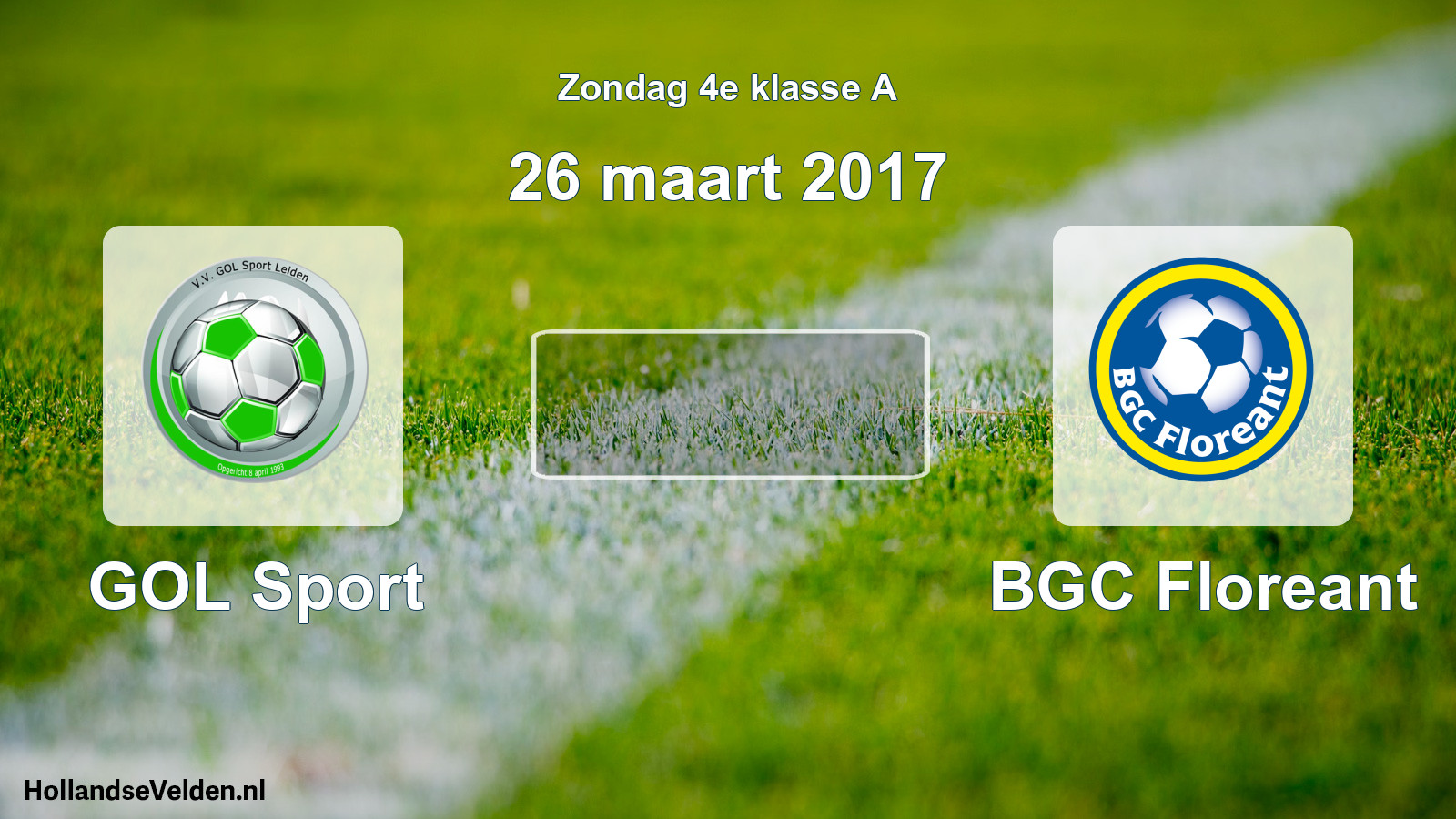 Scheduled Match: GOL Sport - BGC Floreant (26 March 2017)
