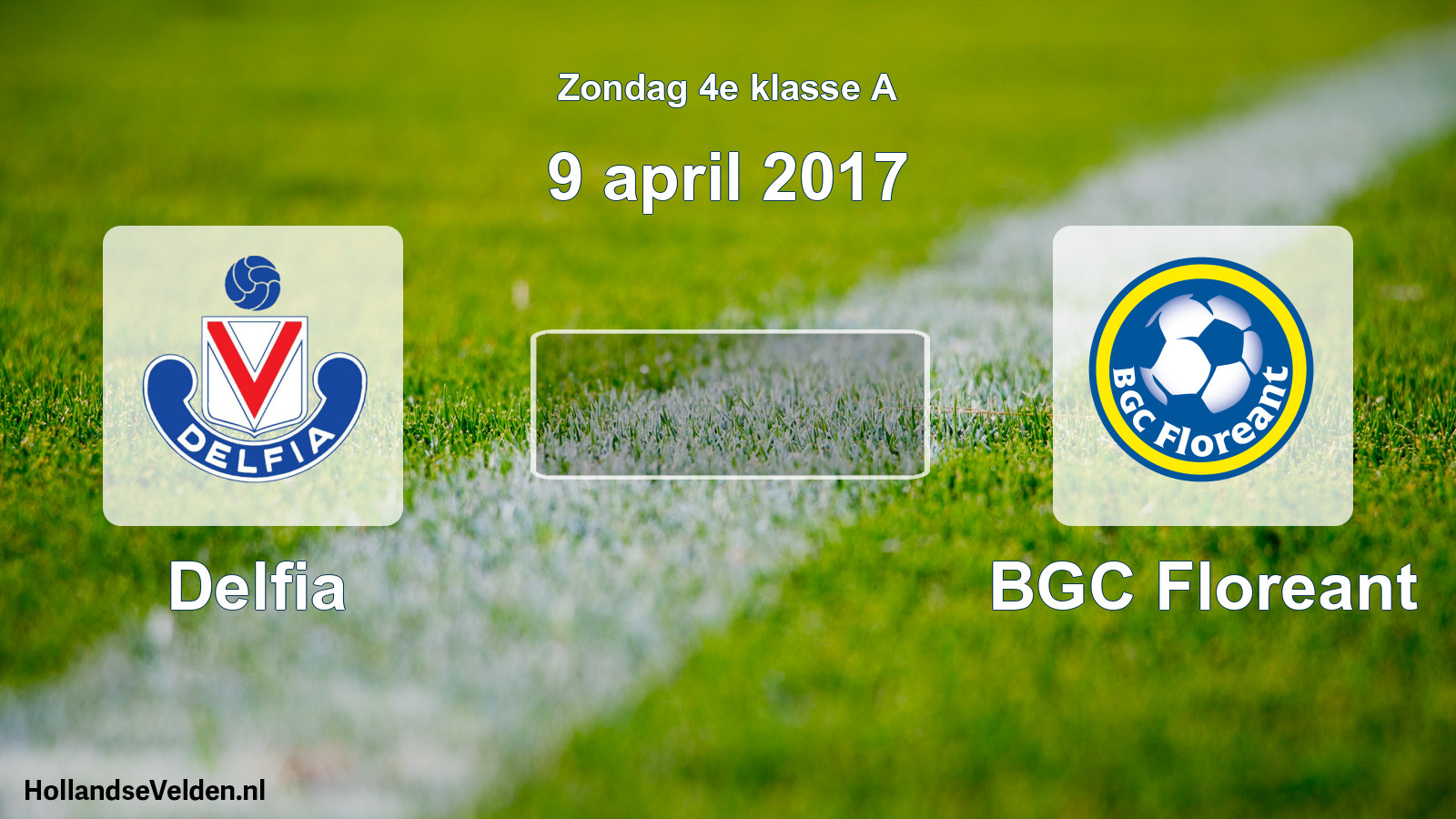 Scheduled Match: Delfia - BGC Floreant (9 April 2017)