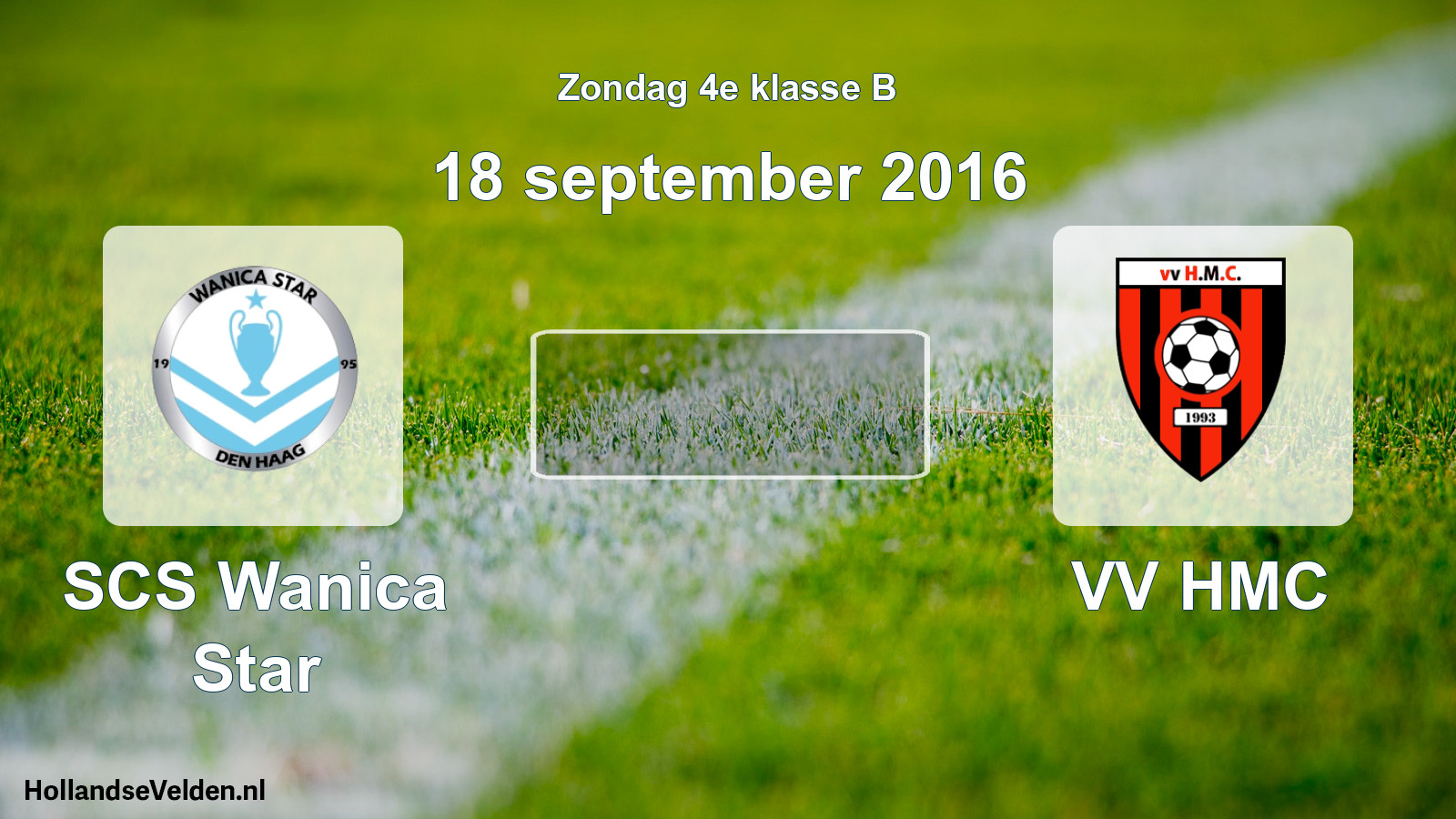 Scheduled Match: SCS Wanica Star - VV HMC (18 September 2016)