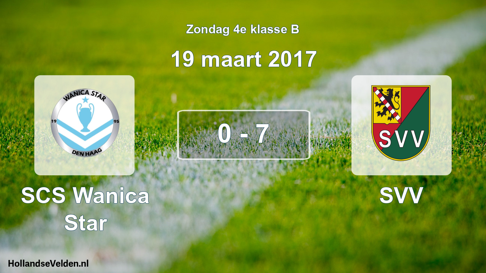 Total number of matches played: SCS Wanica Star - SVV 0 - 7 (19 March 2017)