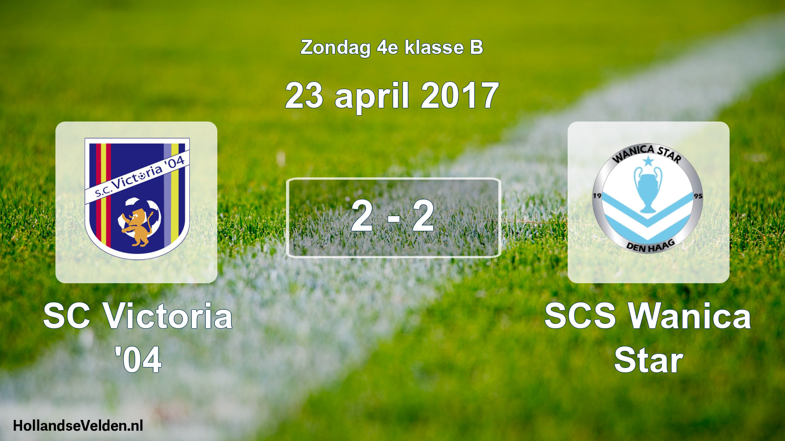 Total number of matches played: SC Victoria '04 - SCS Wanica Star 2 - 2 (23 April 2017)