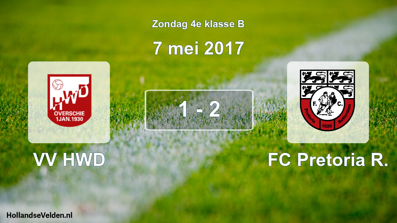 Total number of matches played: VV HWD - FC Pretoria R. 1 - 2 (7 May 2017)