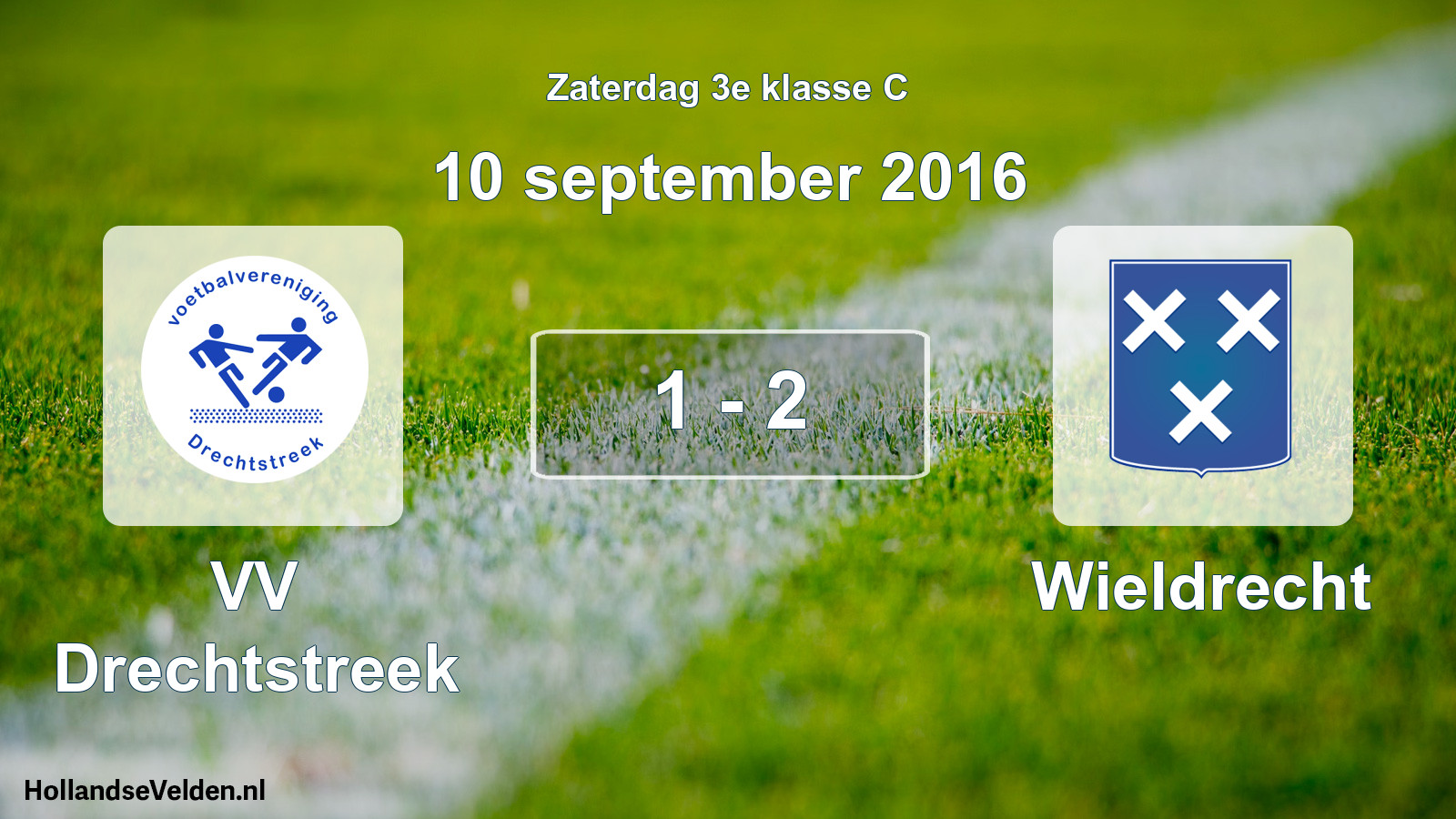 Total number of matches played: VV Drechtstreek - Wieldrecht 1 - 2 (10 September 2016)