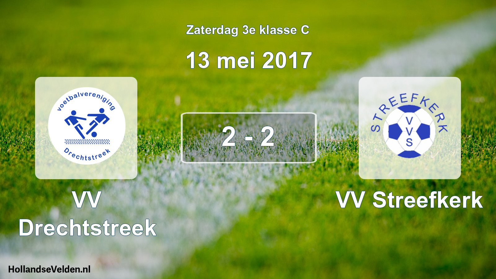 Total number of matches played: VV Drechtstreek - VV Streefkerk 2 - 2 (13 May 2017)