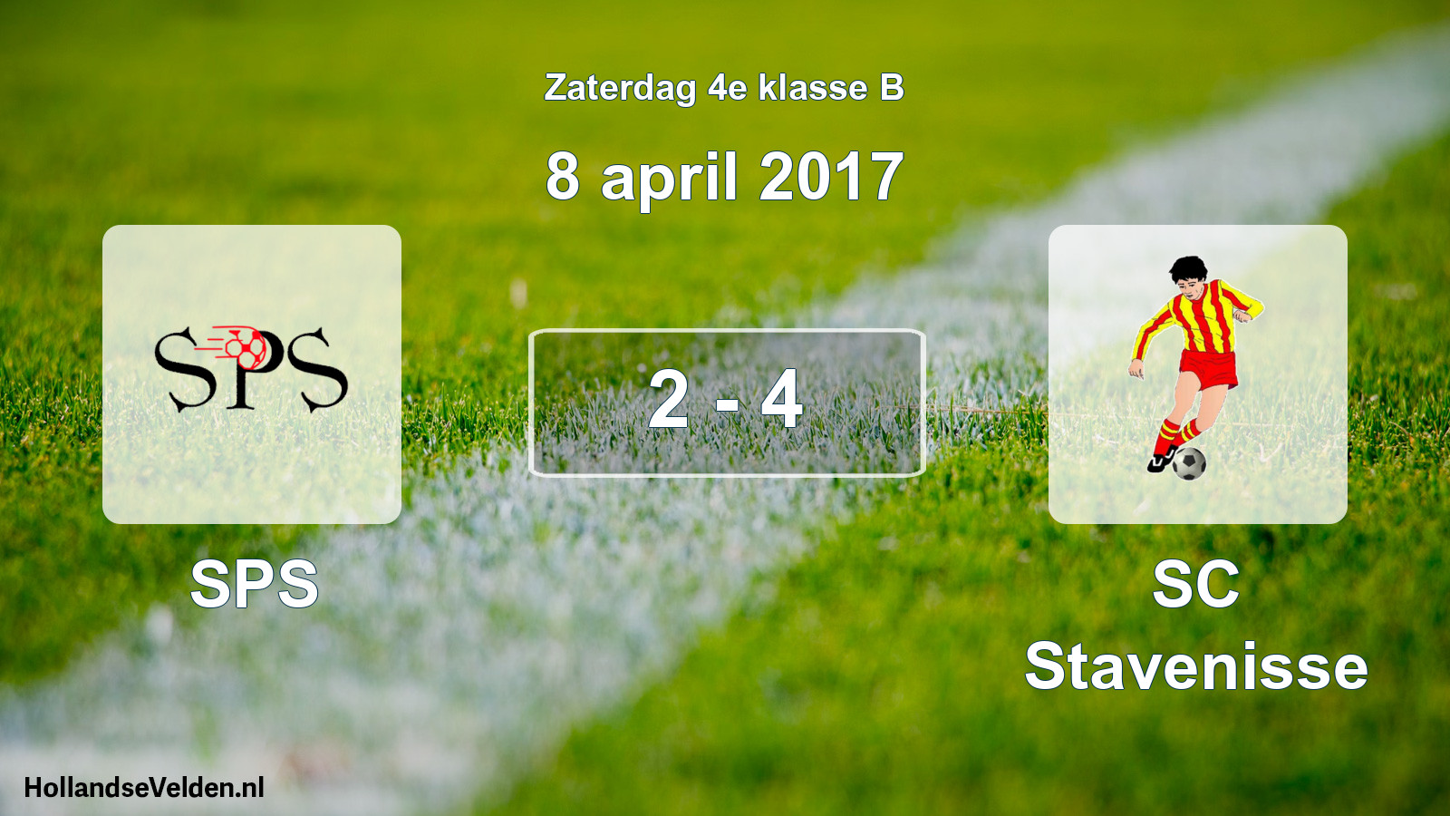 Total number of matches played: SPS - SC Stavenisse 2 - 4 (8 April 2017)