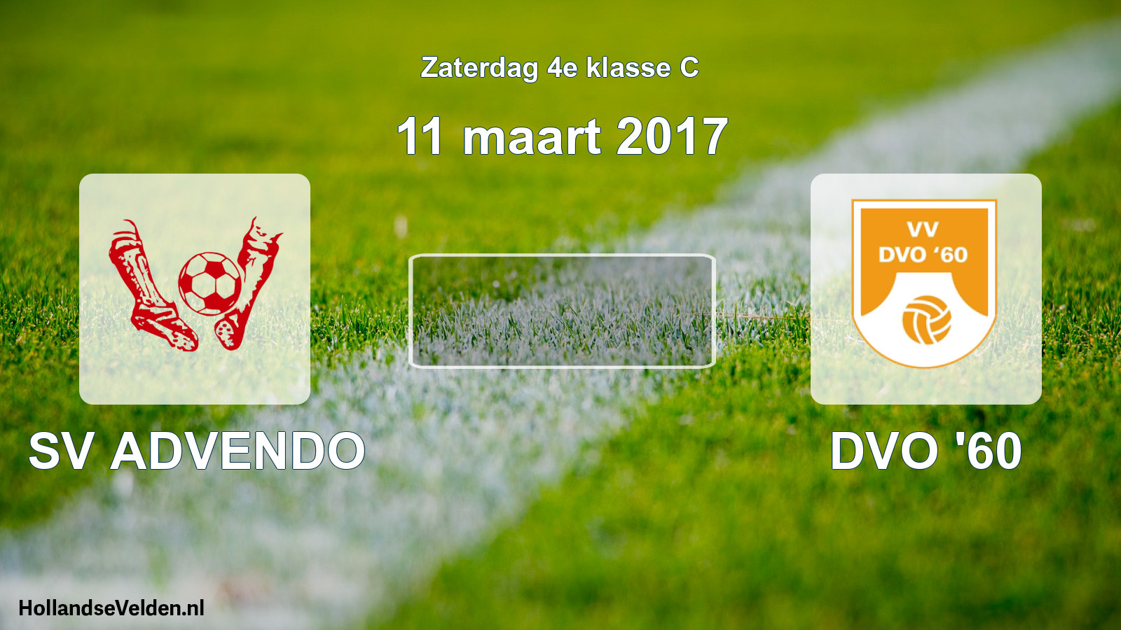 Scheduled Match: SV ADVENDO - DVO '60 (11 March 2017)