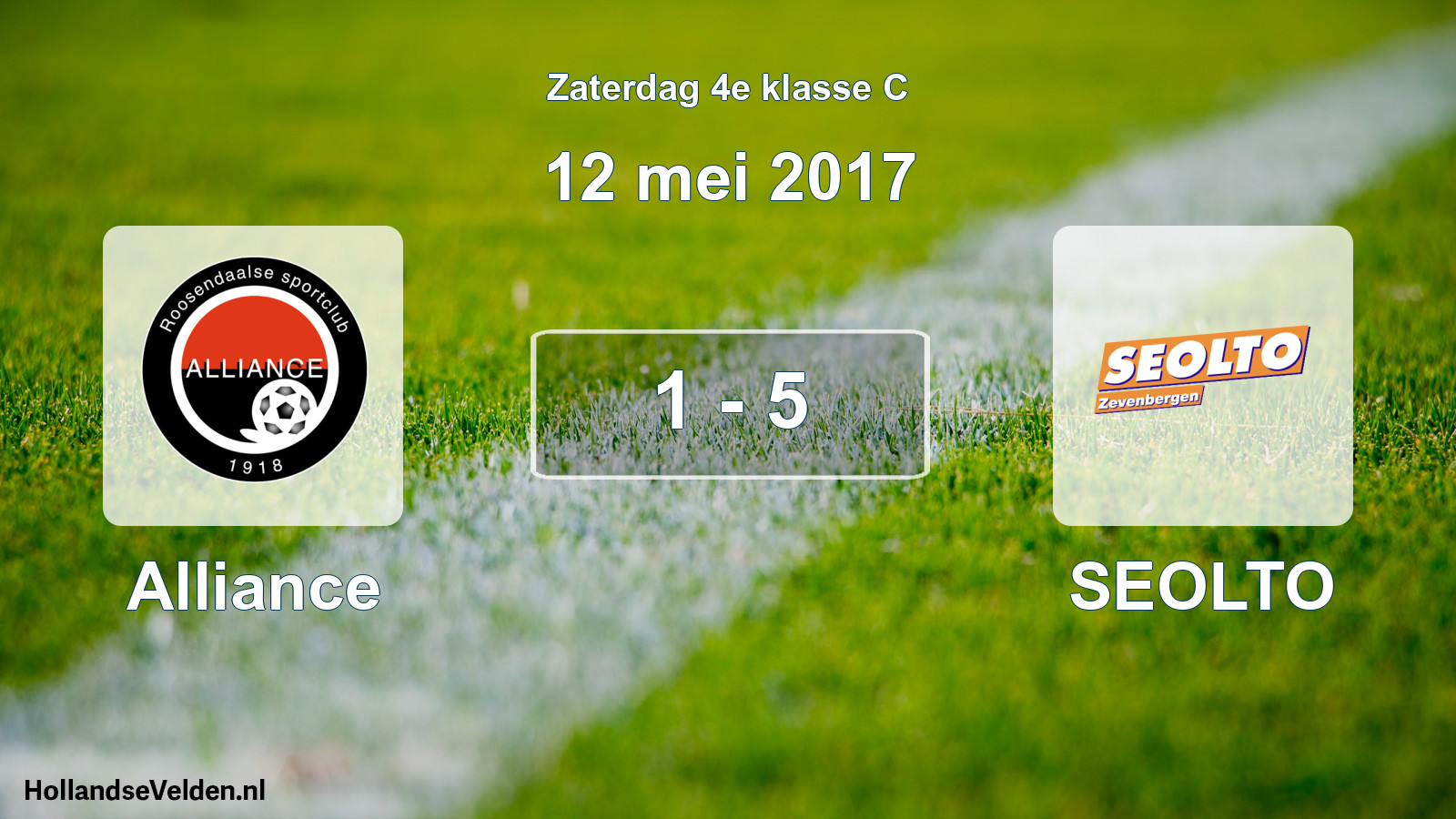 Total number of matches played: Alliance - SEOLTO 1 - 5 (12 May 2017)