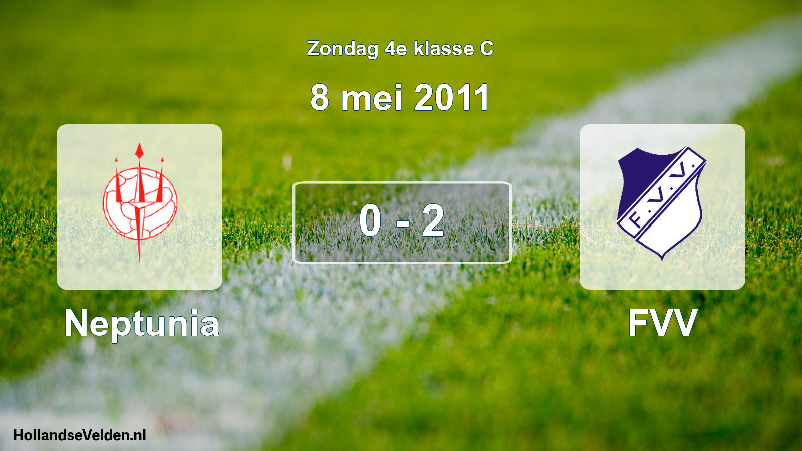 Total number of matches played: Neptunia - FVV 0 - 2 (8 May 2011)