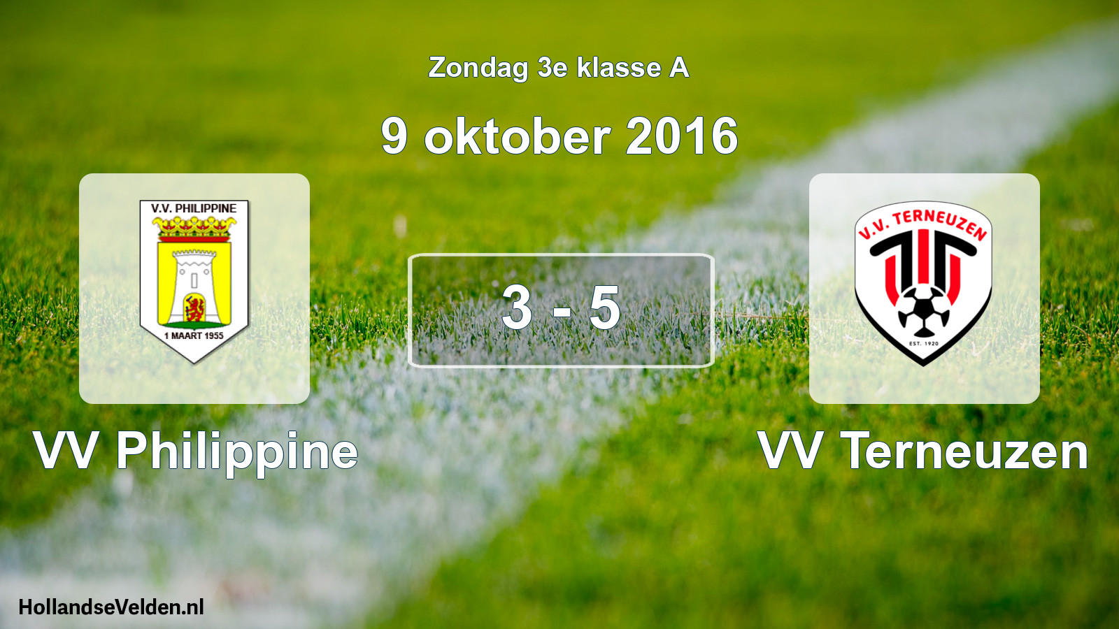 Total number of matches played: VV Philippine - VV Terneuzen 3 - 5 (9 October 2016)