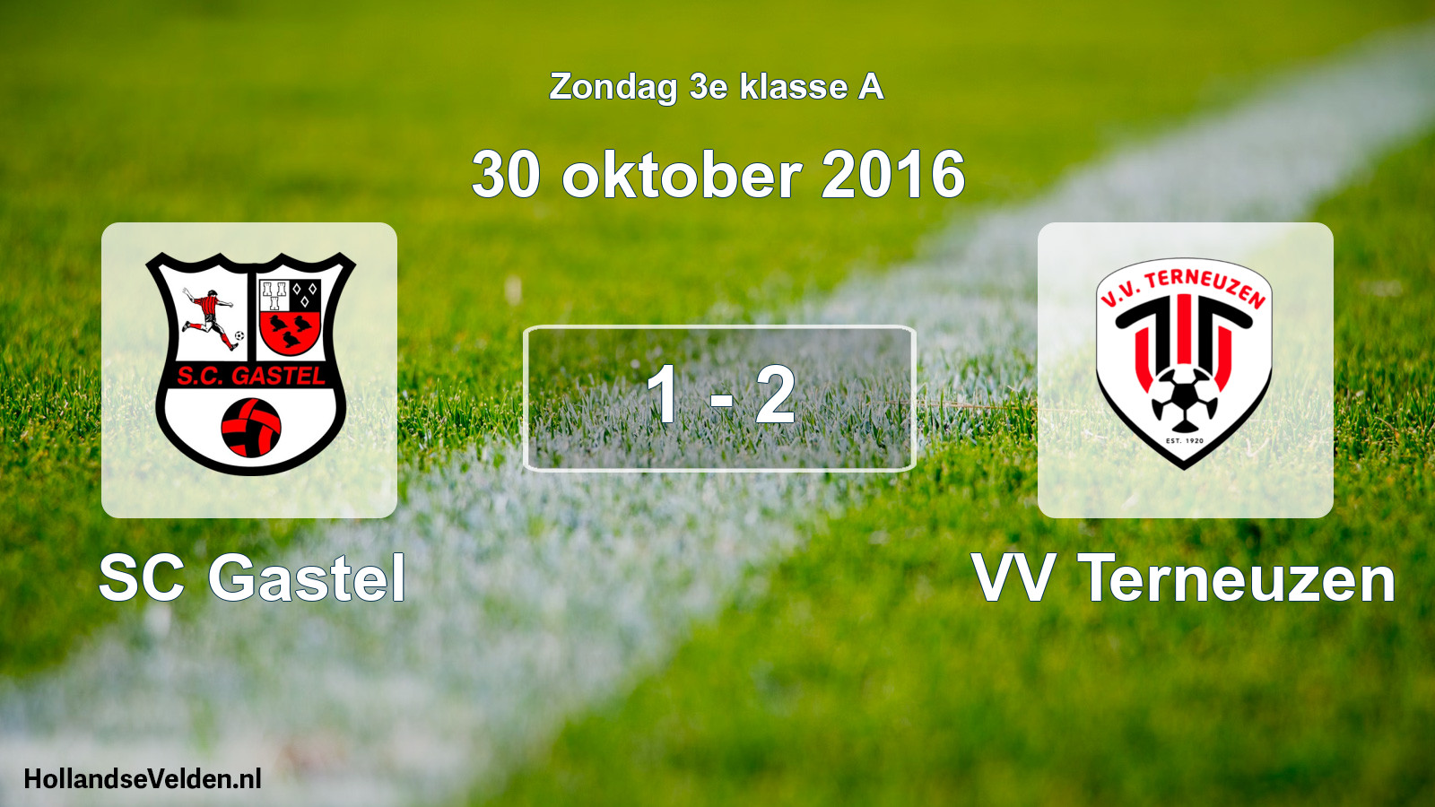 Total number of matches played: SC Gastel - VV Terneuzen 1 - 2 (30 October 2016)