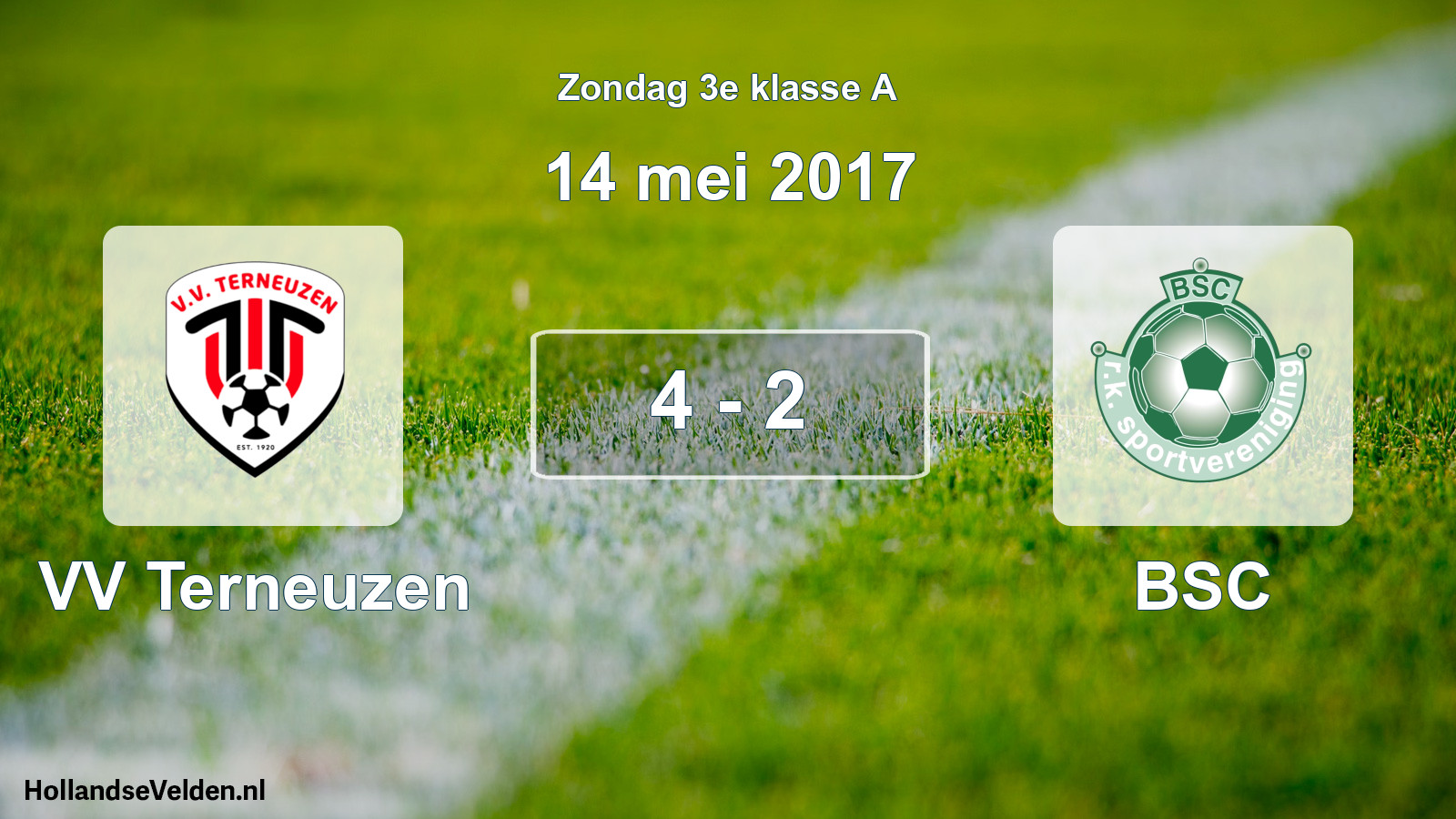 Total number of matches played: VV Terneuzen - BSC 4 - 2 (14 May 2017)
