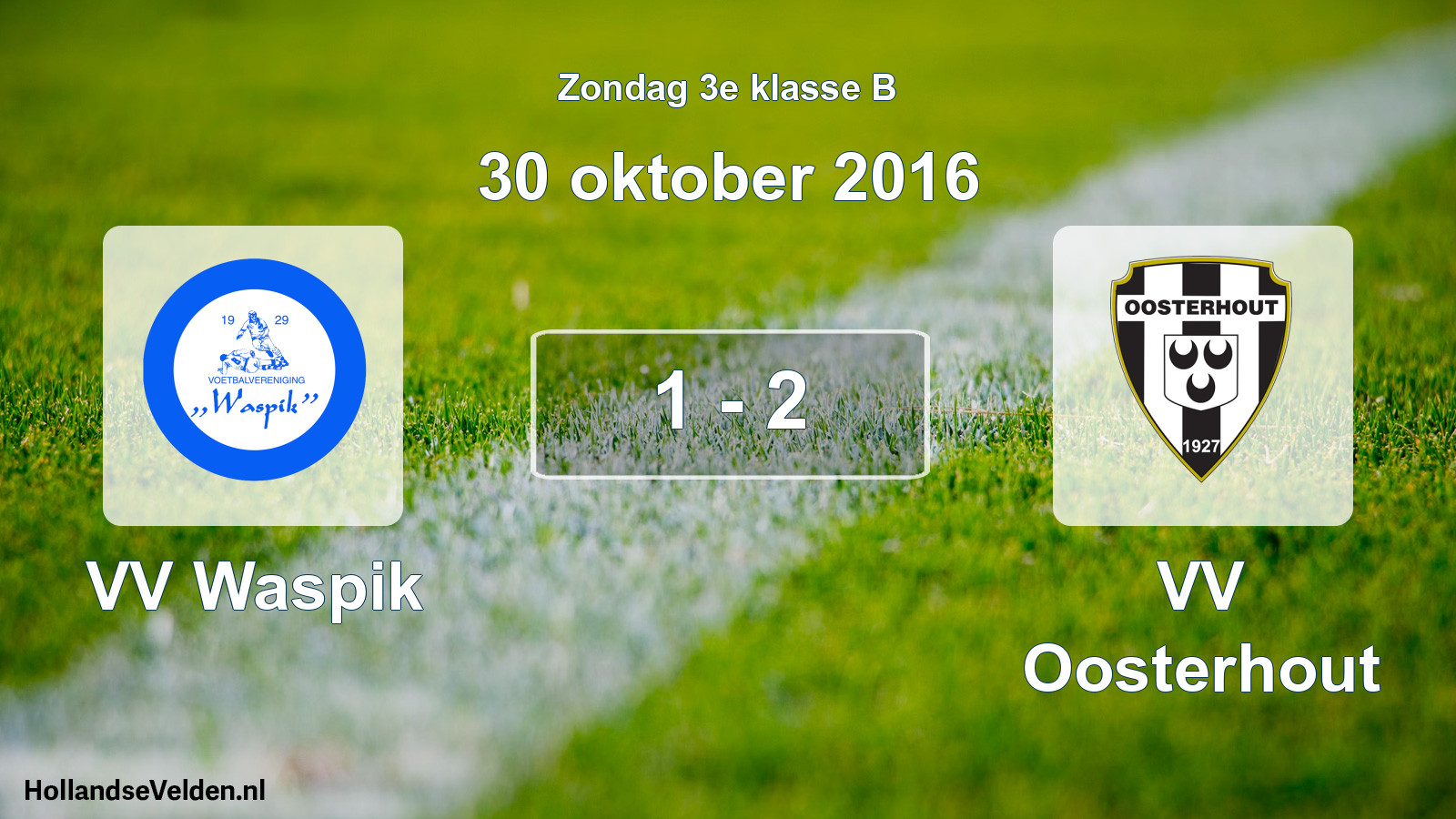 Total number of matches played: VV Waspik - VV Oosterhout 1 - 2 (30 October 2016)