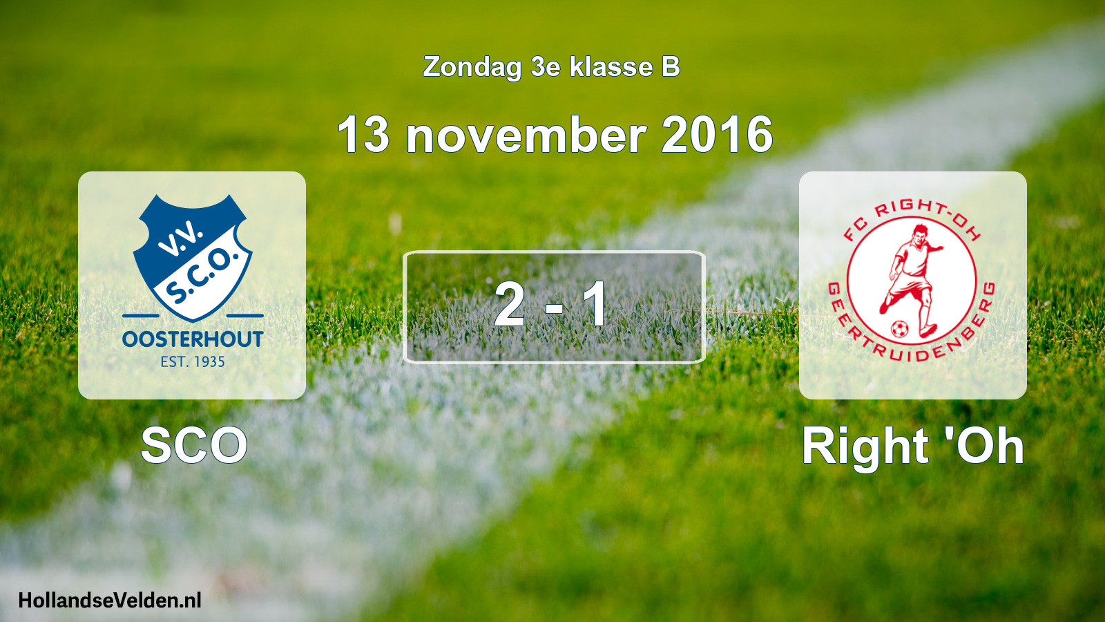 Total number of matches played: SCO - Right 'Oh 2 - 1 (13 November 2016)