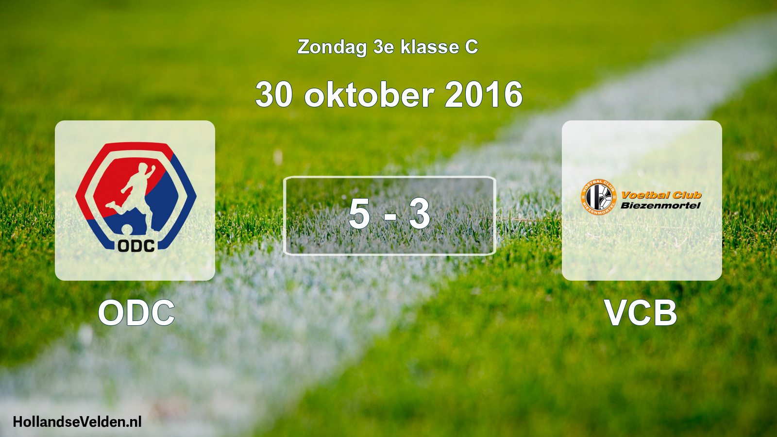 Total number of matches played: ODC - VCB 5 - 3 (30 October 2016)