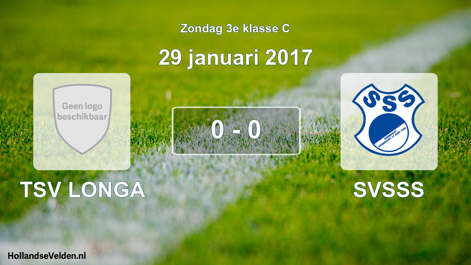 Total number of matches played: TSV LONGA - SVSSS 0 - 0 (29 January 2017)