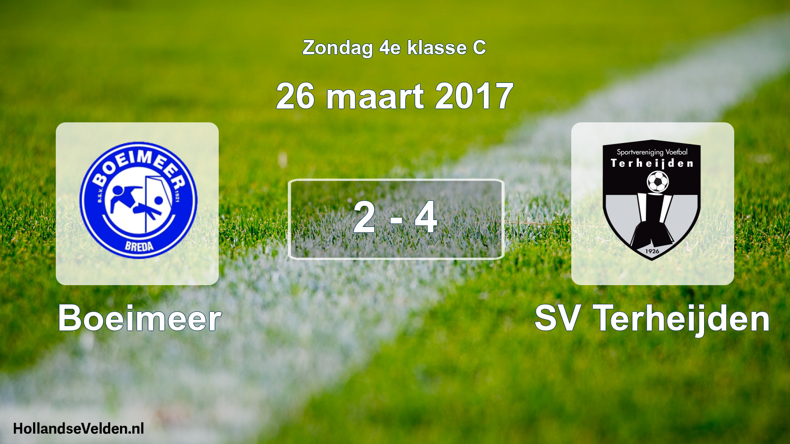 Total number of matches played: Boeimeer - SV Terheijden 2 - 4 (26 March 2017)