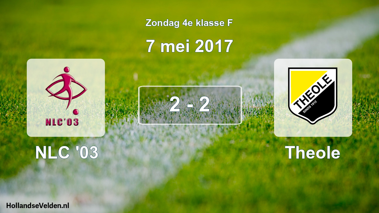 Total number of matches played: NLC '03 - Theole 2 - 2 (7 May 2017)