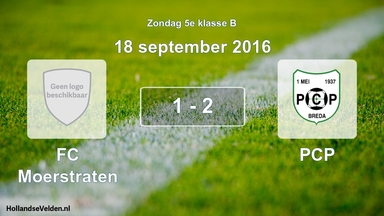 Total number of matches played: FC Moerstraten - PCP 1 - 2 (18 September 2016)