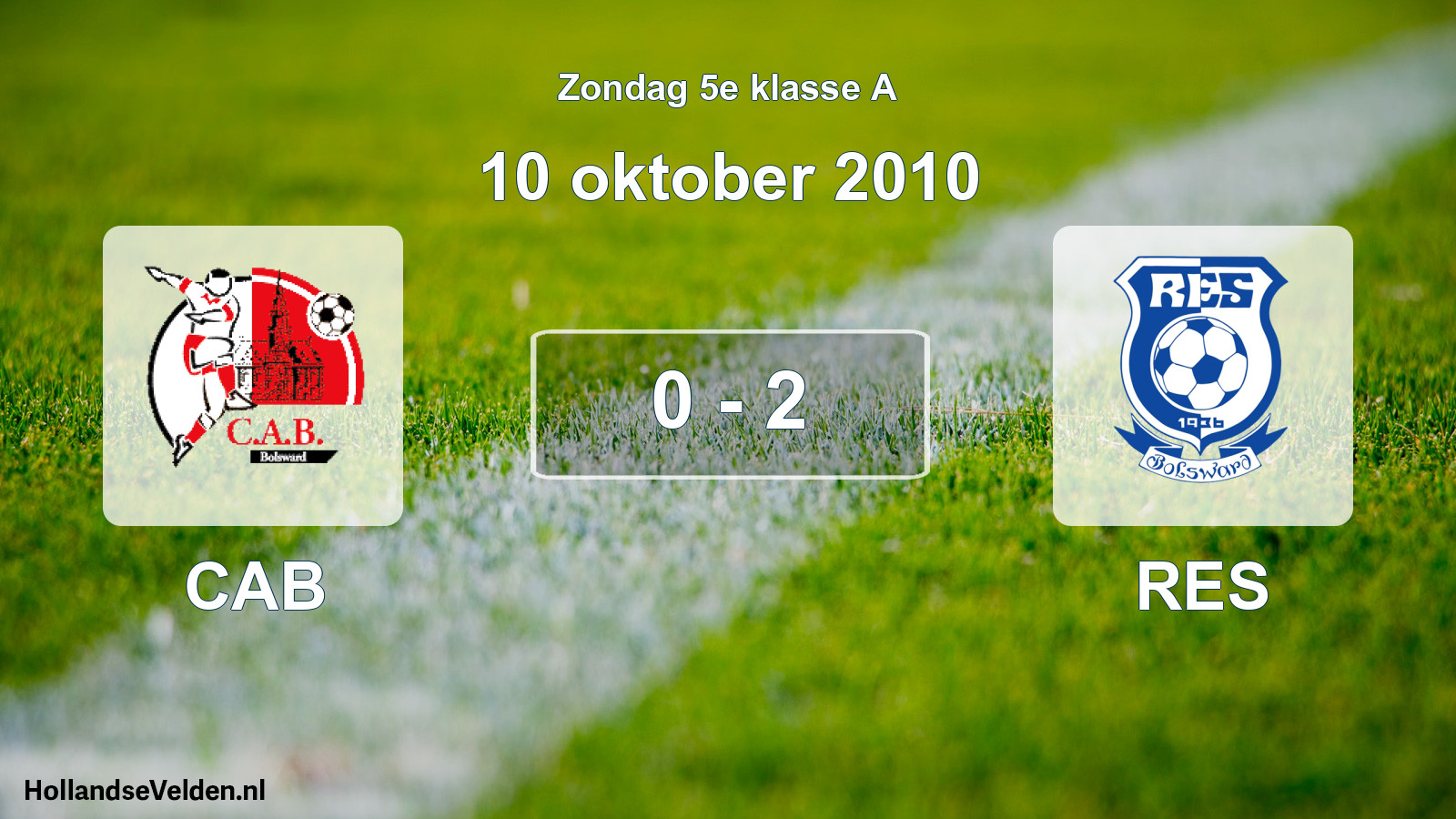 Total number of matches played: CAB - RES 0 - 2 (10 October 2010)