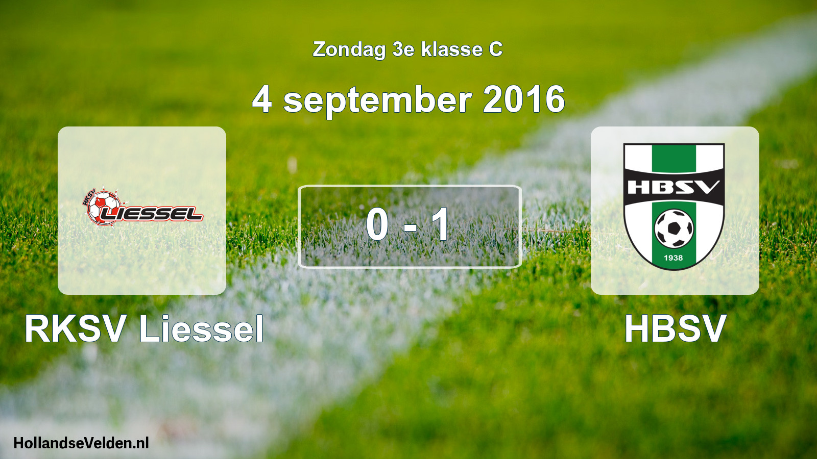 Total number of matches played: RKSV Liessel - HBSV 0 - 1 (4 September 2016)