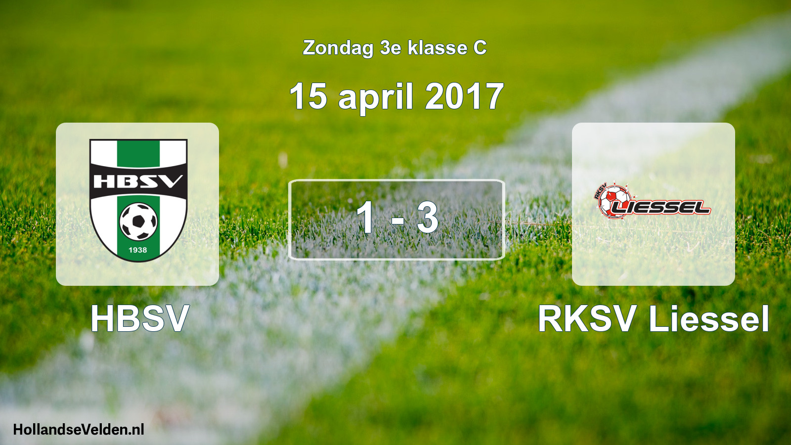 Total number of matches played: HBSV - RKSV Liessel 1 - 3 (15 April 2017)