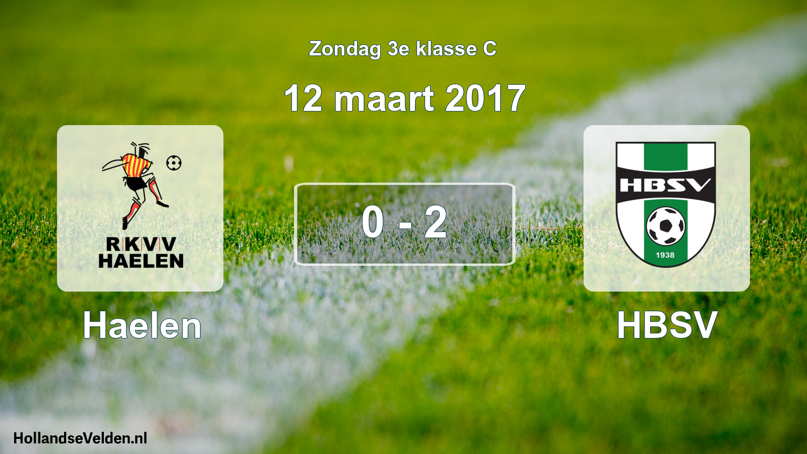 Total number of matches played: Haelen - HBSV 0 - 2 (12 March 2017)