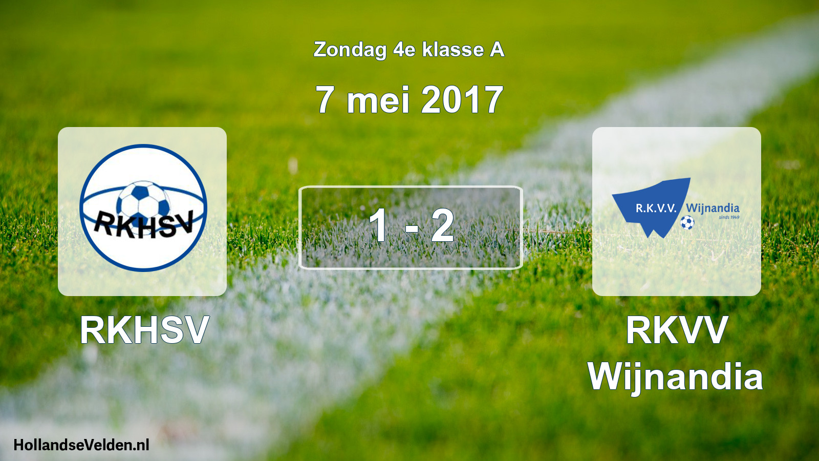 Total number of matches played: RKHSV - RKVV Wijnandia 1 - 2 (7 May 2017)