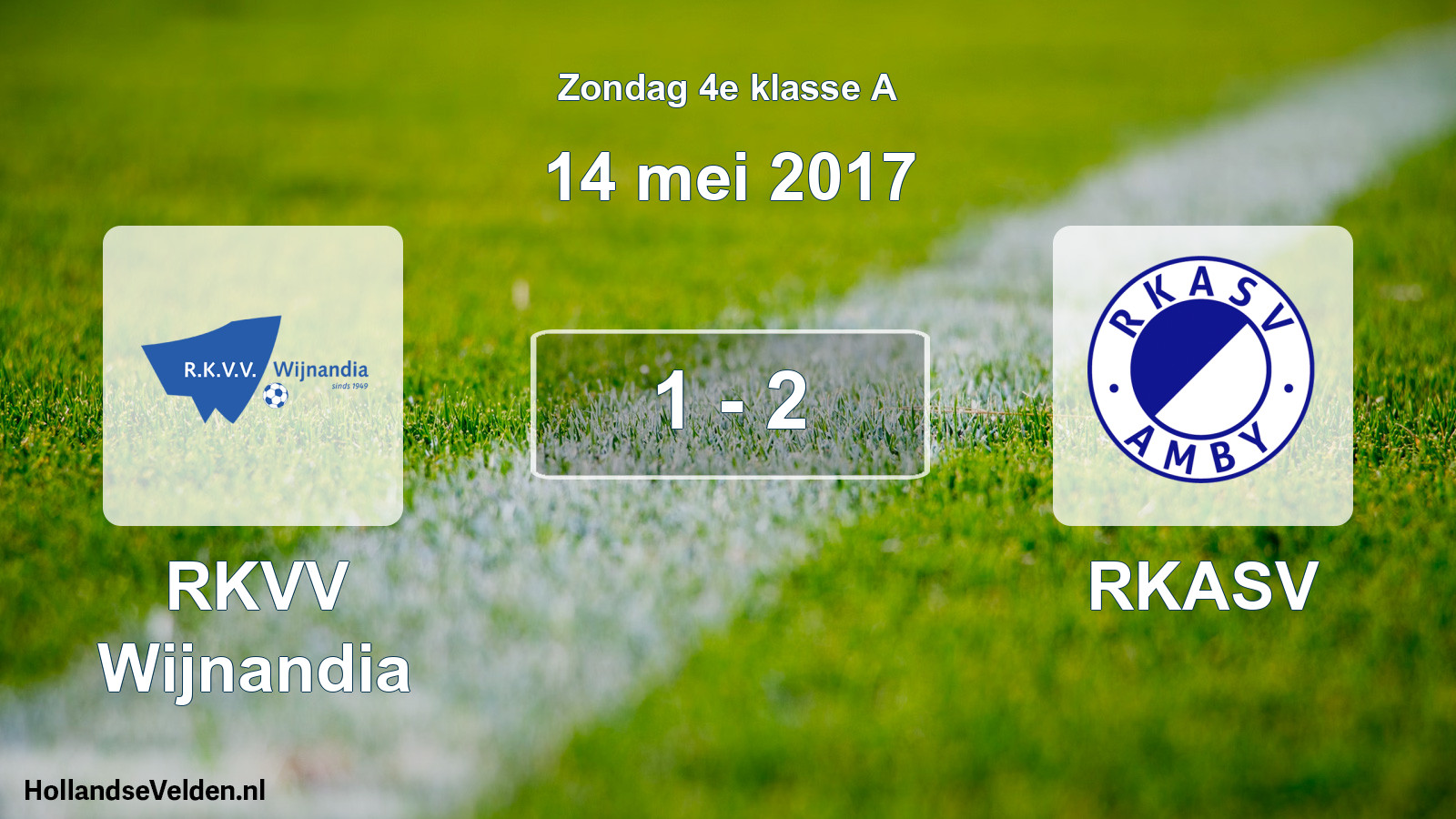 Total number of matches played: RKVV Wijnandia - RKASV 1 - 2 (14 May 2017)