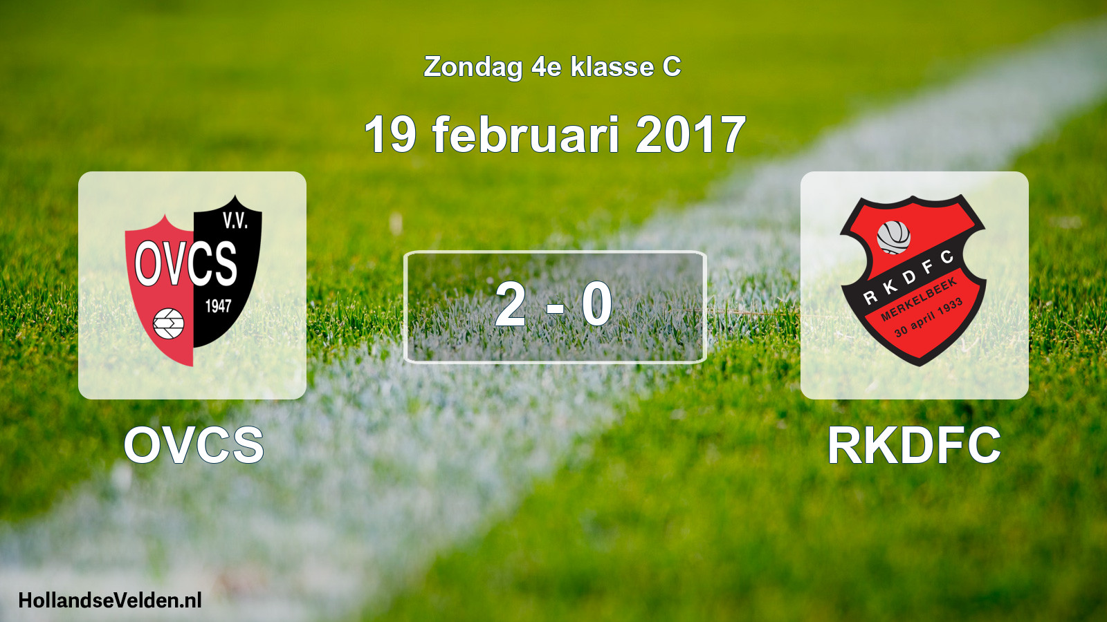 Total number of matches played: OVCS - RKDFC 2 - 0 (19 February 2017)
