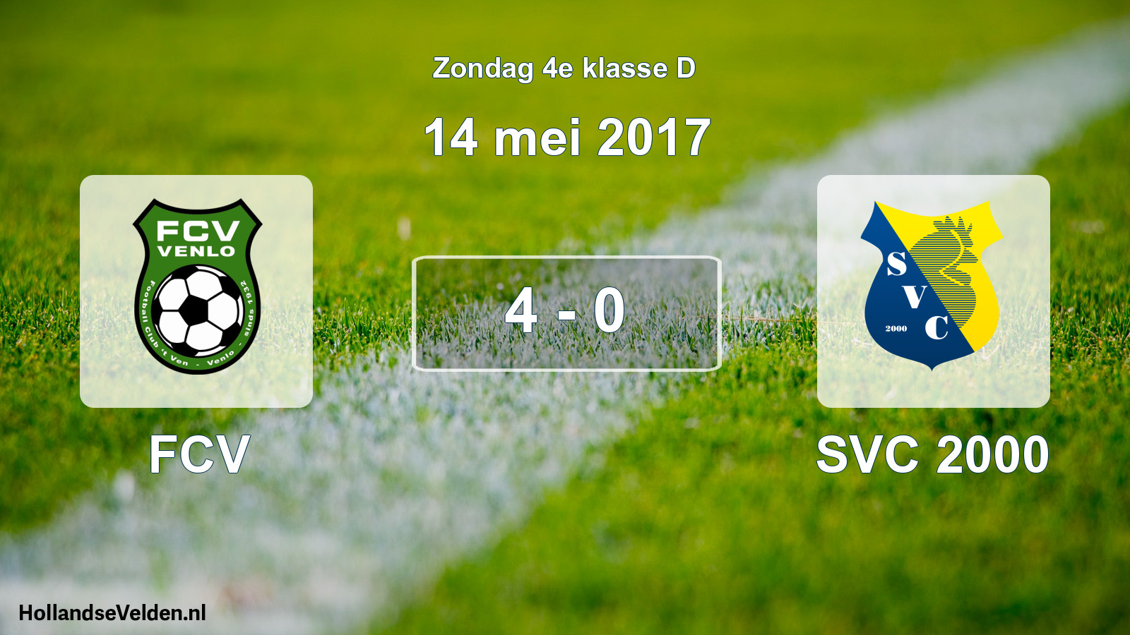 Total number of matches played: FCV - SVC 2000 4 - 0 (14 May 2017)
