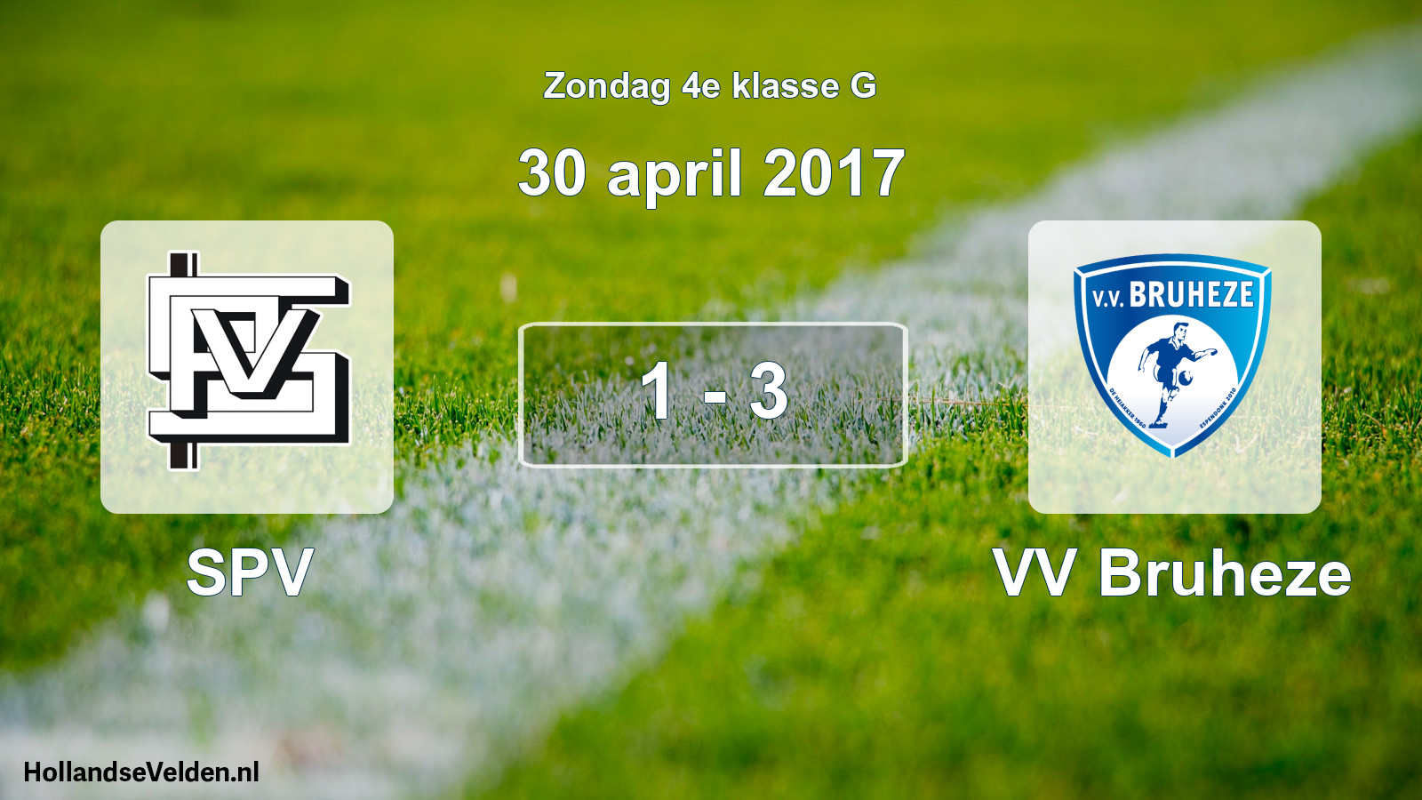 Total number of matches played: SPV - VV Bruheze 1 - 3 (30 April 2017)