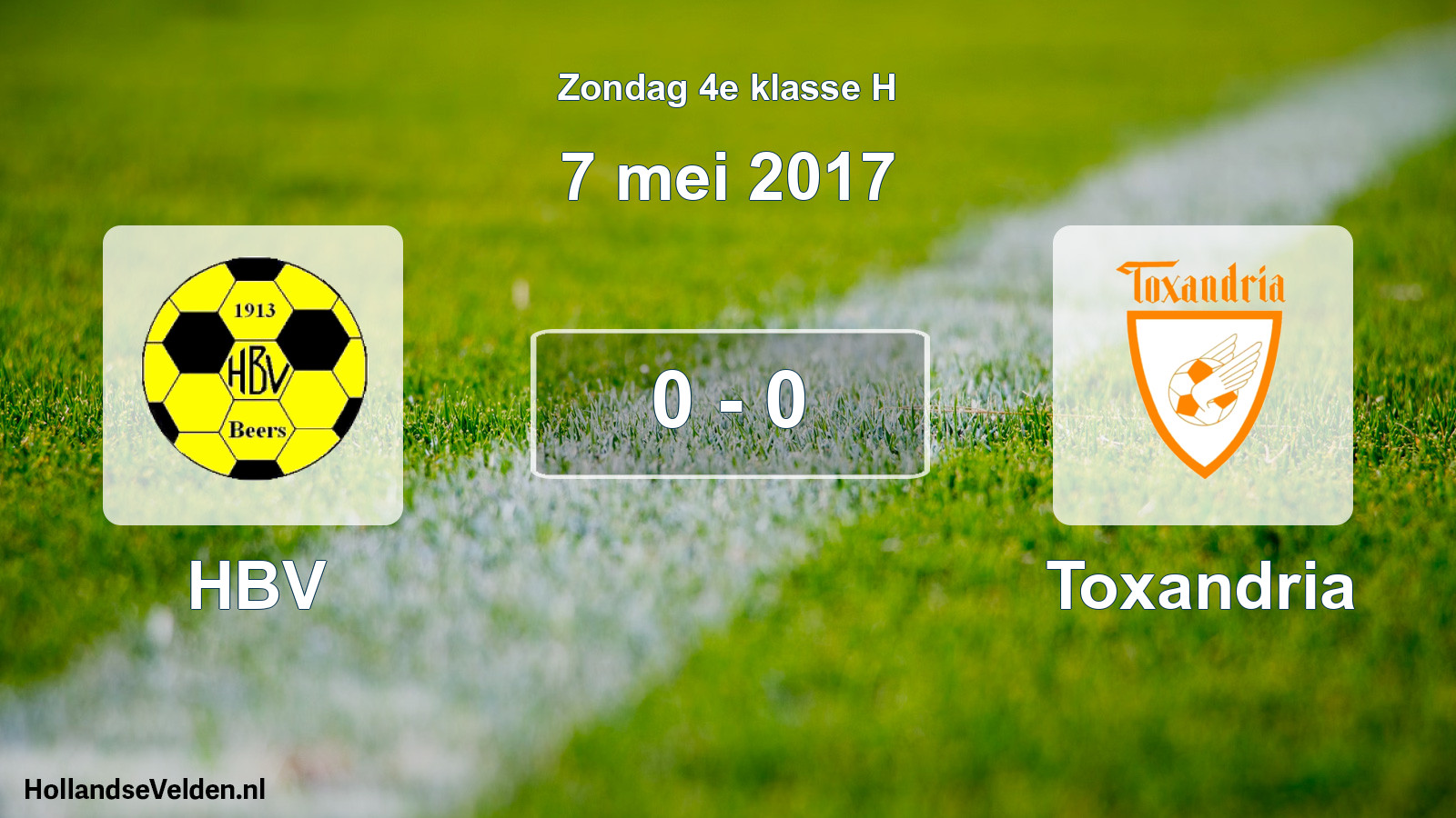 Total number of matches played: HBV - Toxandria 0 - 0 (7 May 2017)
