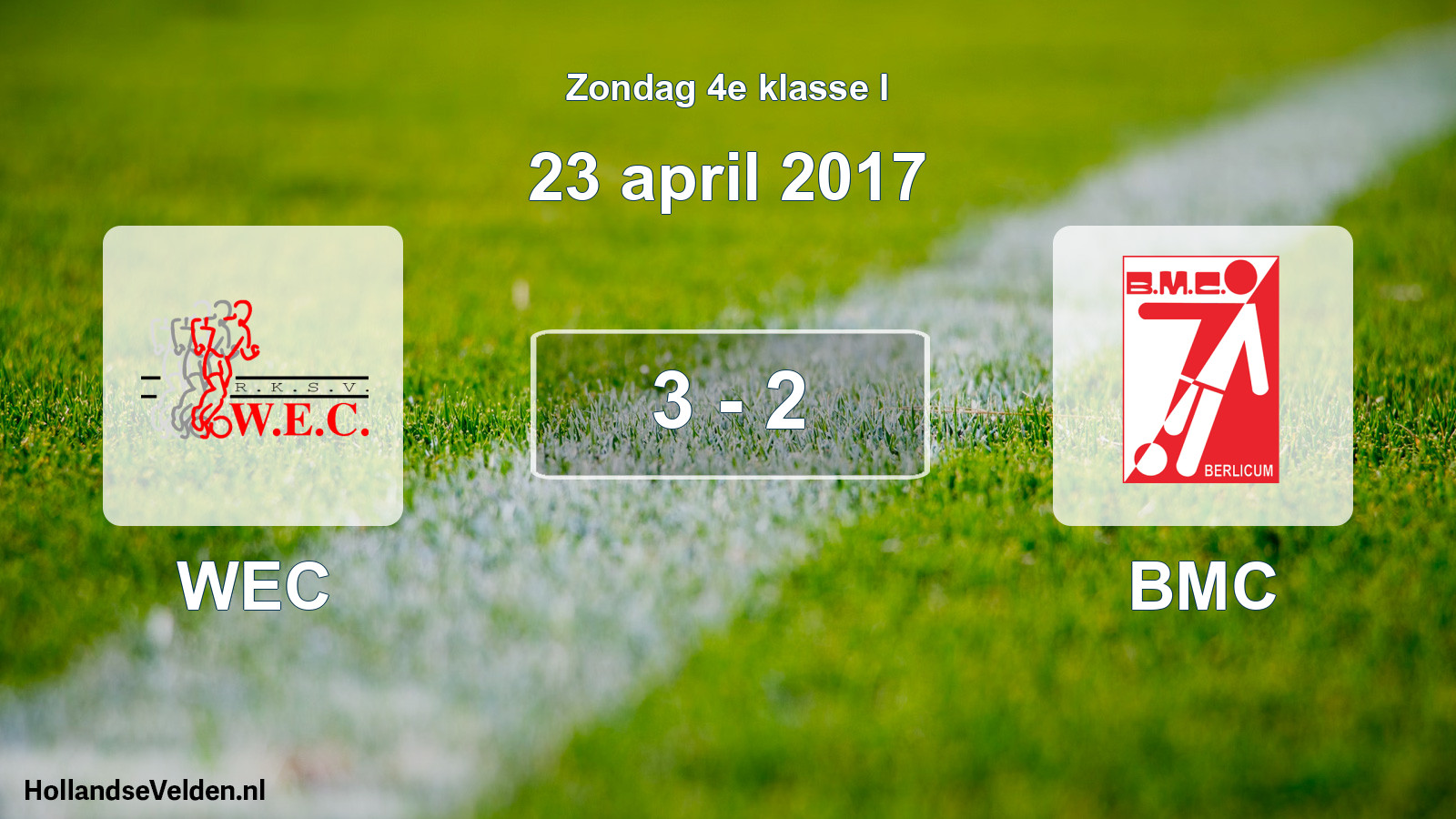 Total number of matches played: WEC - BMC 3 - 2 (23 April 2017)
