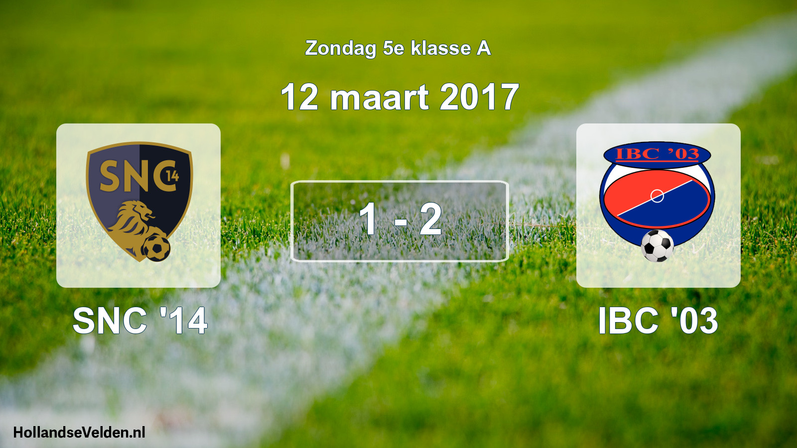 Total number of matches played: SNC '14 - IBC '03 1 - 2 (12 March 2017)