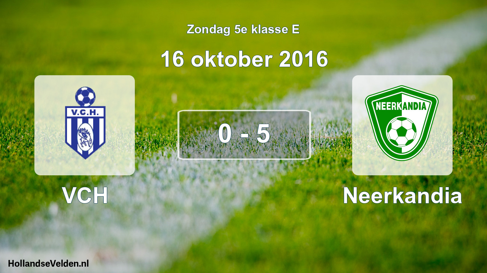 Total number of matches played: VCH - Neerkandia 0 - 5 (16 October 2016)