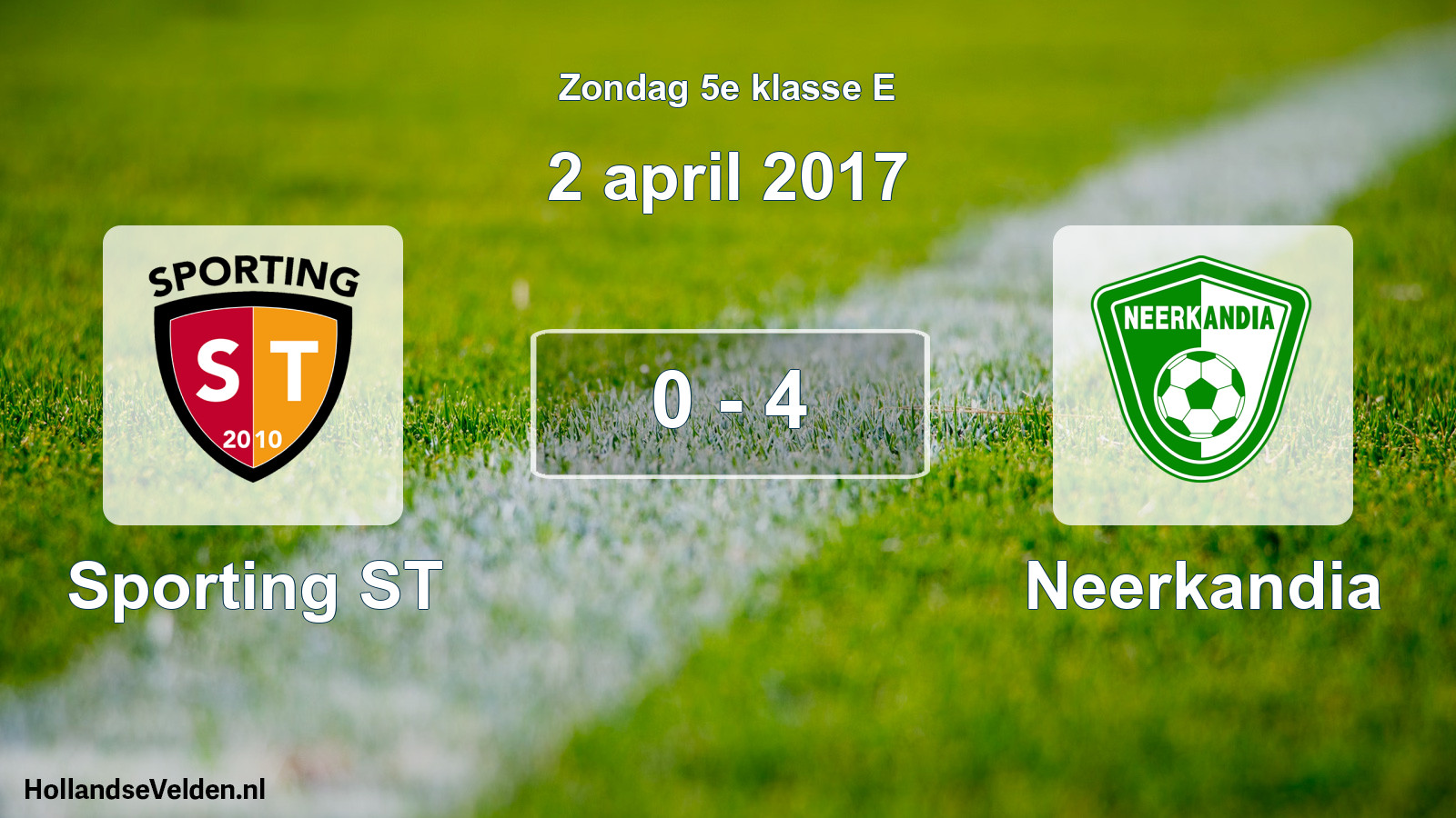 Total number of matches played: Sporting ST - Neerkandia 0 - 4 (2 April 2017)