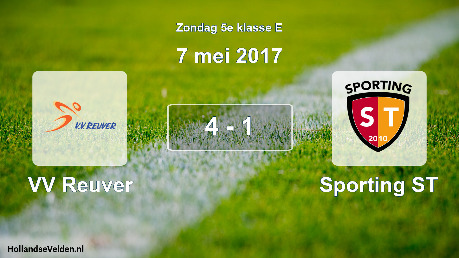 Total number of matches played: VV Reuver - Sporting ST 4 - 1 (7 May 2017)