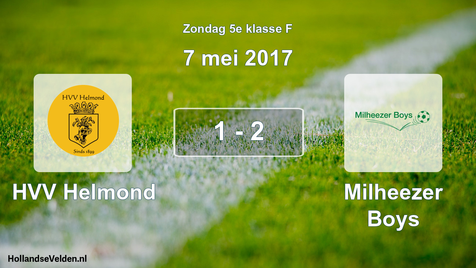 Total number of matches played: HVV Helmond - Milheezer Boys 1 - 2 (7 May 2017)