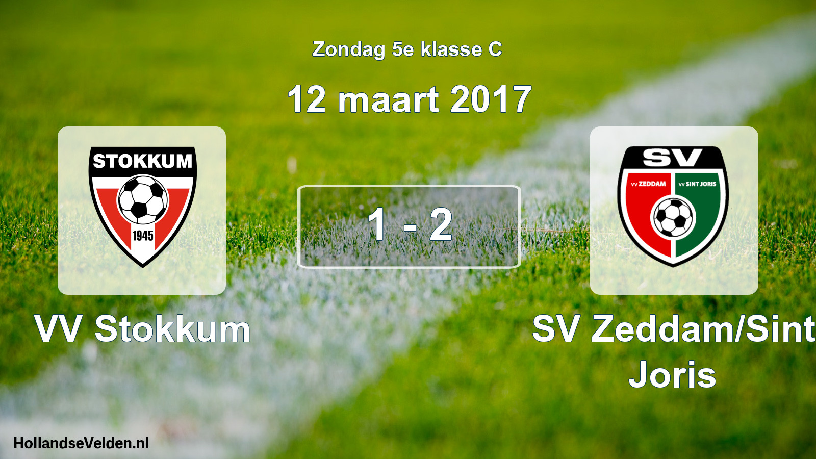 Total number of matches played: VV Stokkum - SV Zeddam/Sint Joris 1 - 2 (12 March 2017)