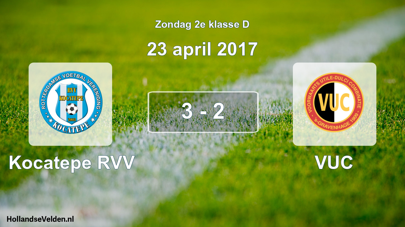 Total number of matches played: Kocatepe RVV - VUC 3 - 2 (23 April 2017)