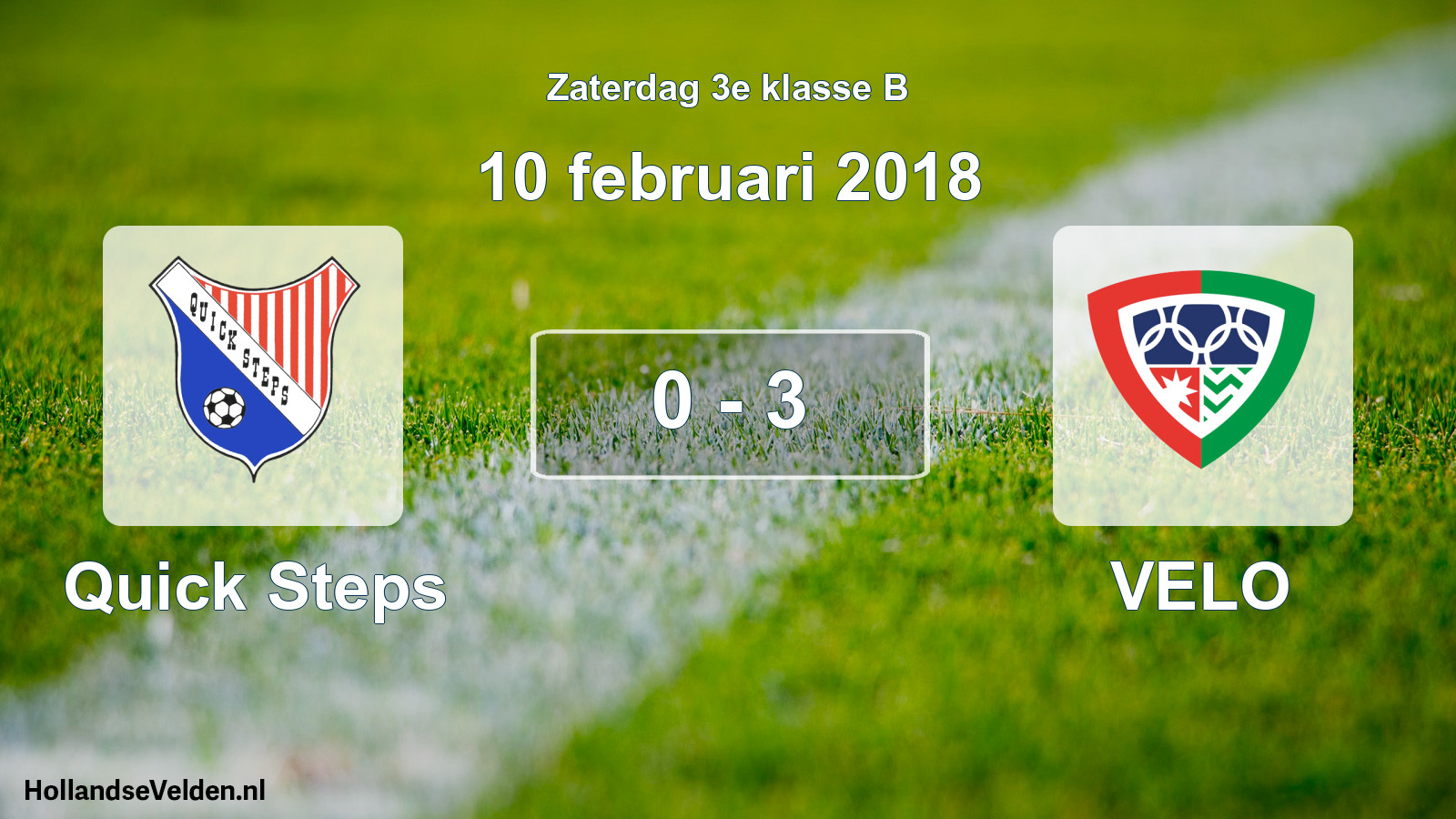 Total number of matches played: Quick Steps - VELO 0 - 3 (10 February 2018)