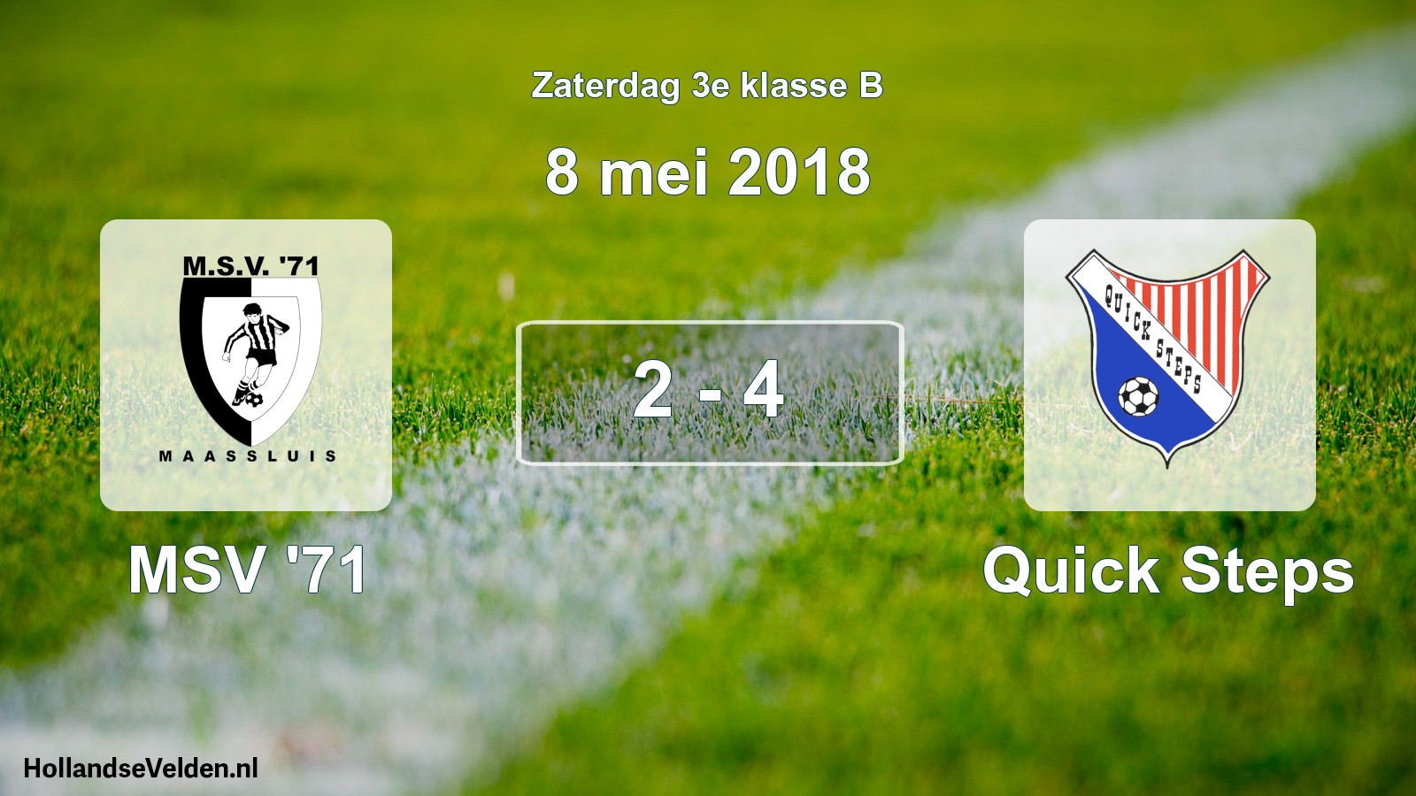 Total number of matches played: MSV '71 - Quick Steps 2 - 4 (8 May 2018)