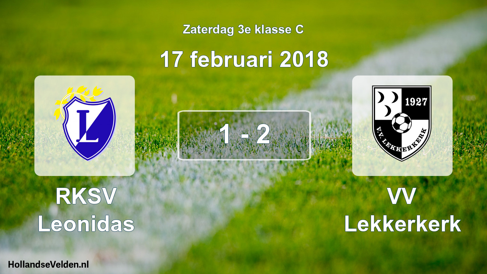 Total number of matches played: RKSV Leonidas - VV Lekkerkerk 1 - 2 (17 February 2018)