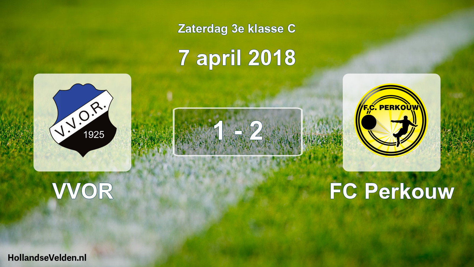 Total number of matches played: VVOR - FC Perkouw 1 - 2 (7 April 2018)