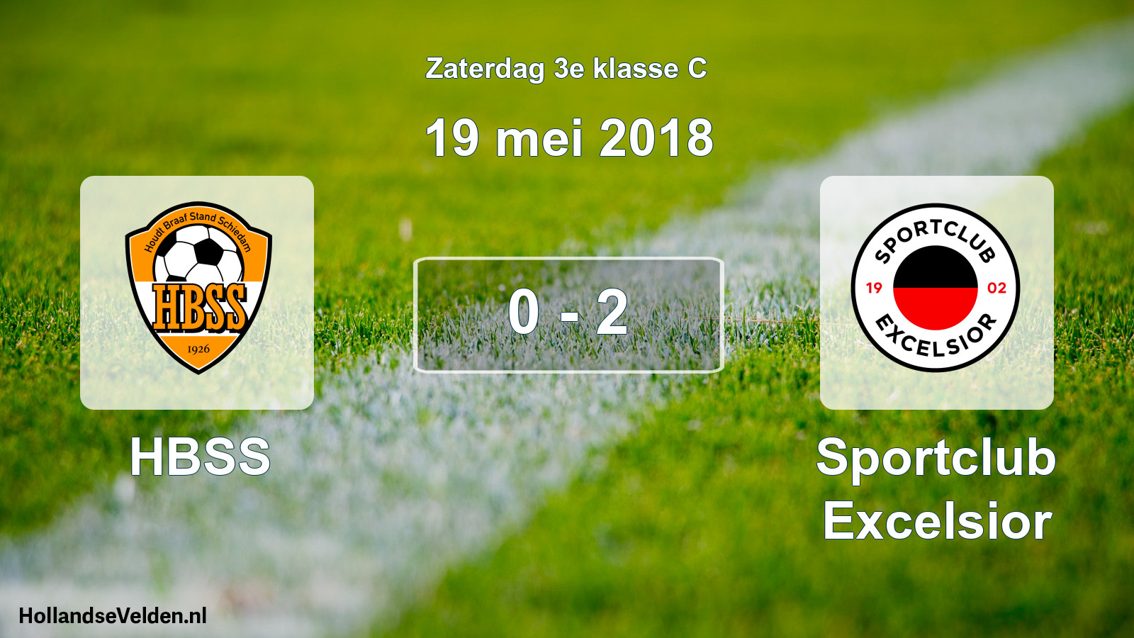 Total number of matches played: HBSS - Sportclub Excelsior 0 - 2 (19 May 2018)