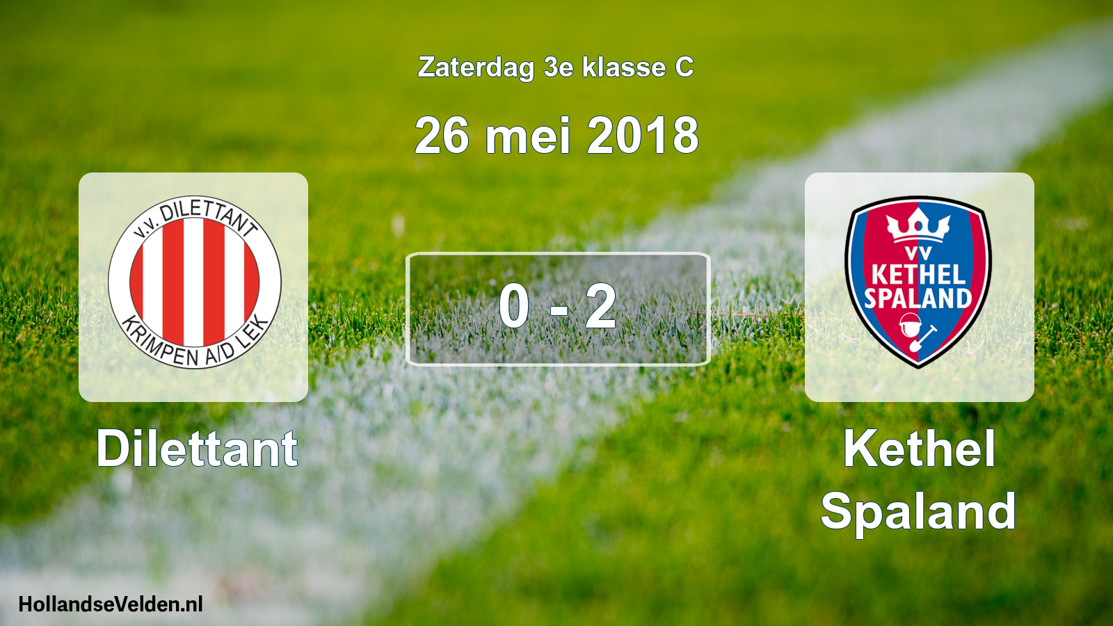 Total number of matches played: Dilettant - Kethel Spaland 0 - 2 (26 May 2018)
