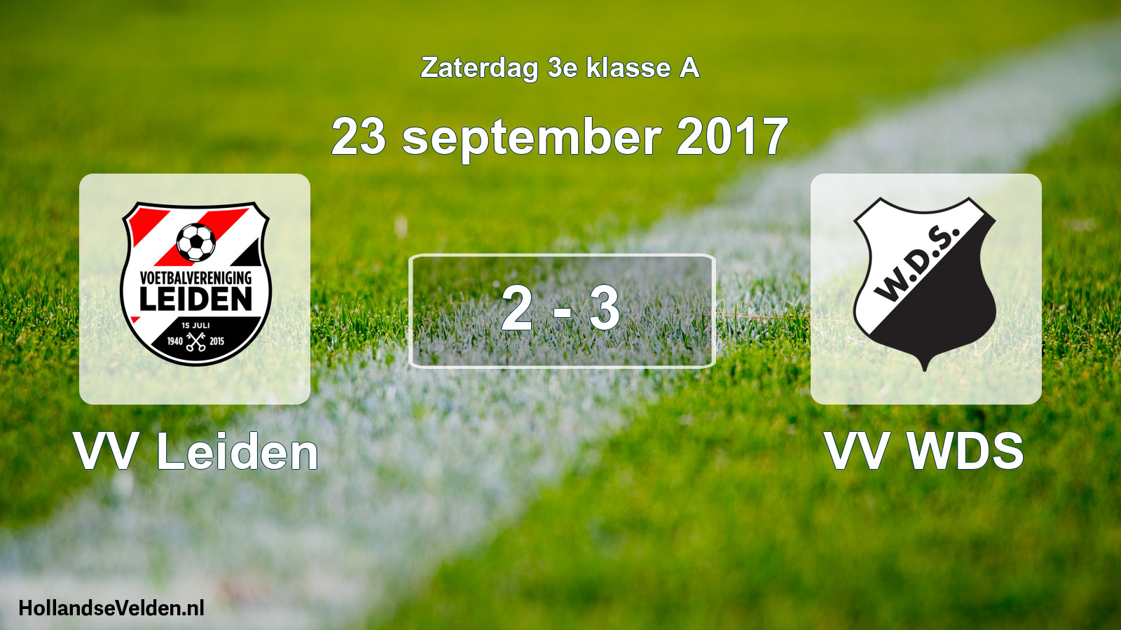 Total number of matches played: VV Leiden - VV WDS 2 - 3 (23 September 2017)