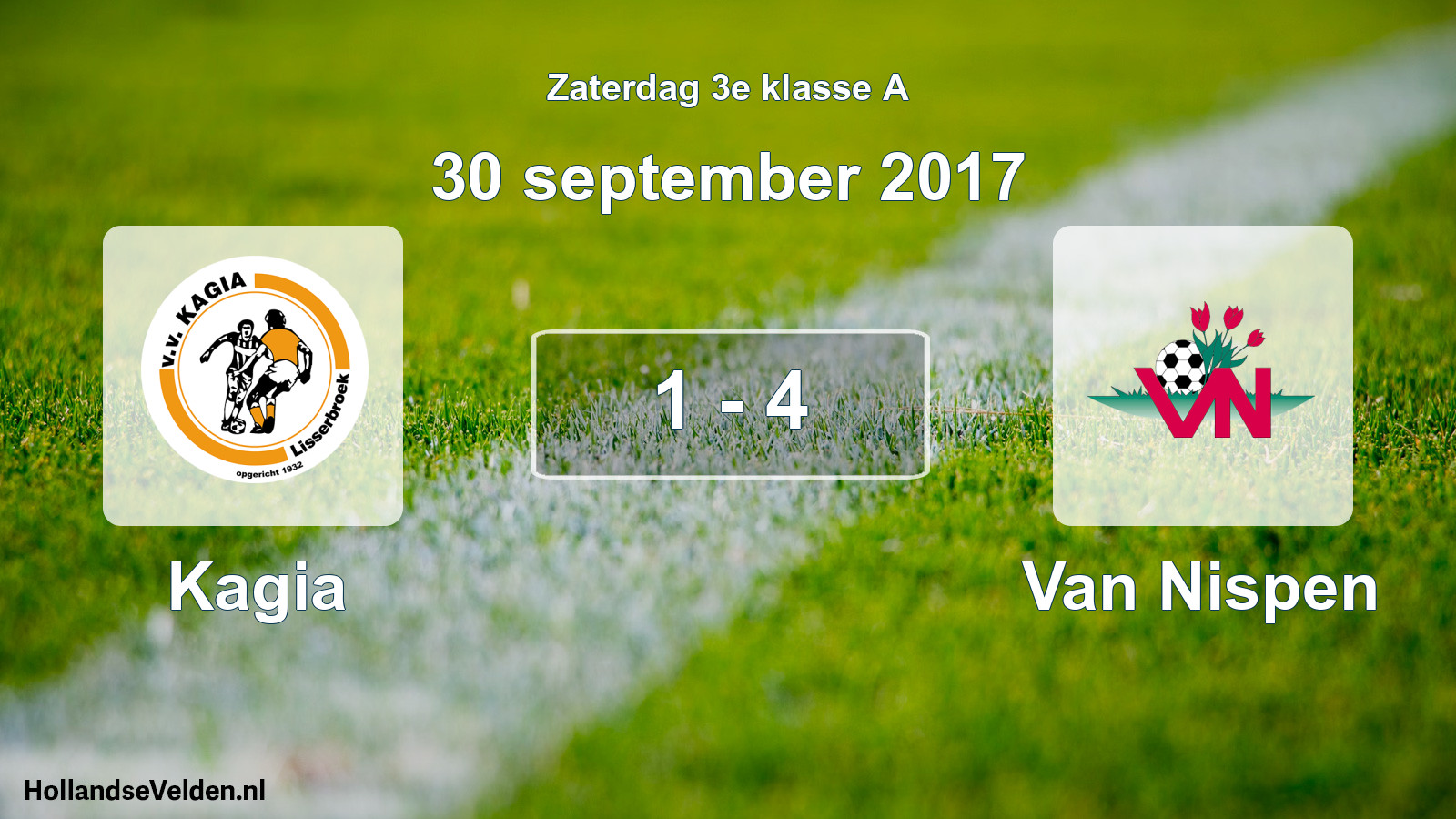 Total number of matches played: Kagia - Van Nispen 1 - 4 (30 September 2017)
